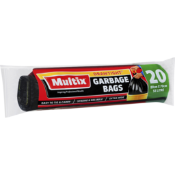 Photo of Multix Garbage Bag Draw Tight Roll 20pk