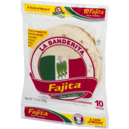 Photo of La Banderita Fajitas Flour Tortillas - 10 Ct 