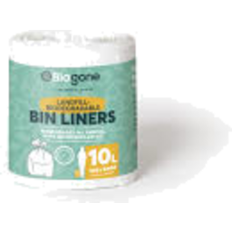 Photo of Biogone Landfill Biodegradable Bin Liners 10L 100 Bags