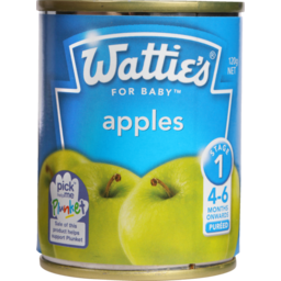 Photo of Wattie's Baby Food Stage 1 Apples 4+ Months 120g