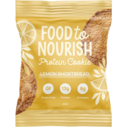 Photo of Food To Nourish Cookie Protein Collagen Lemon Shortbread 60g