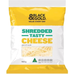 Photo of Black & Gold Cheese Shredded Tasty 900gm