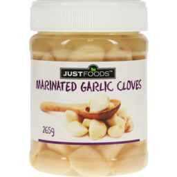 Photo of Just Foods Marinated Garlic Cloves Marinated Garlic 265g