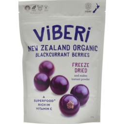 Photo of Viberi Organic Freeze Dried Blackcurrent