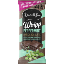 Photo of Darrell Lea Whipp Peppermint Dark Chocolate Block