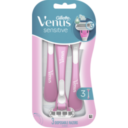 Photo of Gillette Venus Sensitive Women's Disposable Razors 3pk