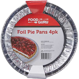 Photo of Food Guru Foil Pie Pans Large 4 Pk 