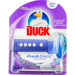 Photo of Duck Fresh Discs Lavender In The Bowl Toilet Cleaner Dispenser + 1 Refill 36ml