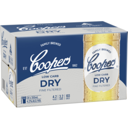 Photo of Coopers Dry 24 X 355ml Bottle Carton 24.0x355ml