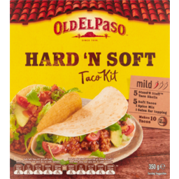 Photo of Old El Paso Original Sweet Paprika & Tomato Mild Hard N Soft Taco Kit 10 Pack