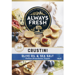 Photo of Always Fresh Crustini Olive Oil & Sea Salt Italian Bruschetta Toasts 120g
