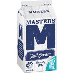 Photo of Masters Full Cream Milk 600ml