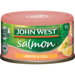 Photo of John West Tempt Salmon Lemon & Dill 95g