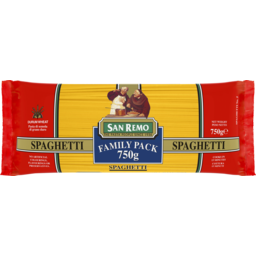 Photo of San Remo Spaghetti Family Pack 750g