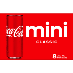 Photo of Coca-Cola Classic Soft Drink Multipack Cans 8x250ml 