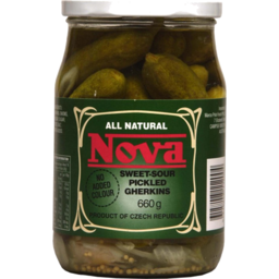 Photo of Nova Sweet & Sour Pickled Gherkin