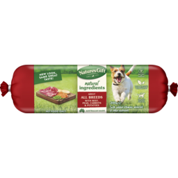 Photo of Natures Gift Beef Peas Carrots & Potatoes Dog Food Deli Roll 200g