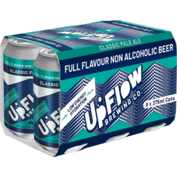 Photo of Upflow Brewing Co. Full Flavour Non Alcoholic New World Ipa Beer 6x375ml