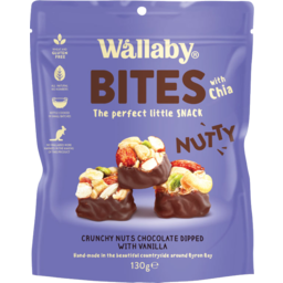Photo of Wallaby Nutty Bites with Vanilla 130g