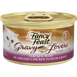 Photo of Fancy Feast Adult Gravy Lovers Chicken Feast In Grilled Chicken Flavour Gravy Wet Cat Food 85g