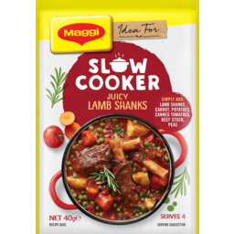 Photo of Maggi Slow Cooker Juicy Lamb Shanks Reicpe Base