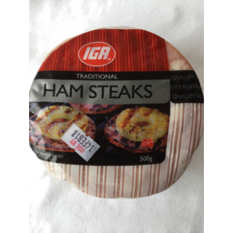 Photo of IGA Ham Steaks 500gm