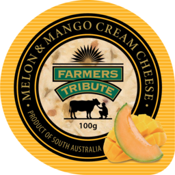 Photo of Farmers Tribute Cream Cheese Melon & Mango 100g