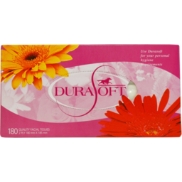 Photo of Durasoft Floral Facial Tissue 2 Ply 180 Pack