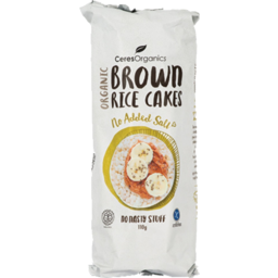 Photo of Ceres Organics Brown Rice Cakes No Added Salt 110g