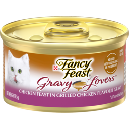 Photo of Fancy Feast Gravy Lovers Chicken Feast In Grilled Chicken Flavour In Gravy Wet Cat Food Can