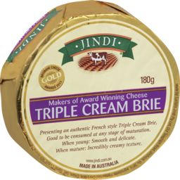 Photo of Jindi Triple Cream Brie 180g