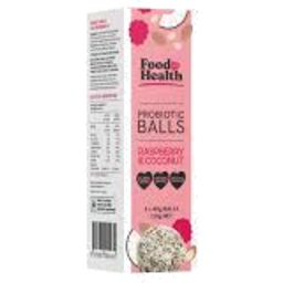 Photo of Food For Health Raspberry & Coconut Probiotic Balls 3 Pack 120gg