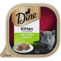 Photo of Dine Wet Kitten Tender Chicken 85g 85g