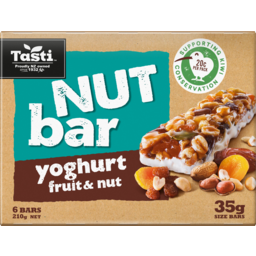 Photo of Tasti Yoghurt Fruit & Nut Nut Bars 6 Pack