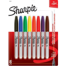 Photo of Sharpie Fine Colour Marker 8pk