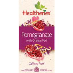 Photo of Healtheries Tea Bags Pomegranate 20 Pack