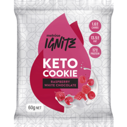 Photo of Melrose Ignite Keto Cookie - Raspberry White Chocolate 60g 60g