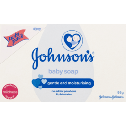 Photo of Johnson's Baby Johnson's Gentle Moisturising Baby Soap Bar Twin Pack 2x95g