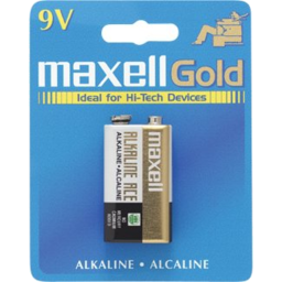 Photo of Maxell Battery Alkaline 9 Volt