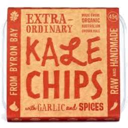 Photo of Extraordinary Foods Kale Chips Garlic Spices 45g