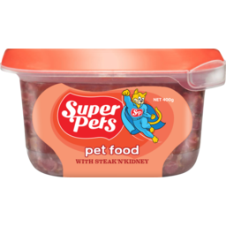 Photo of Super Pets Food Steak & Kidney 400g