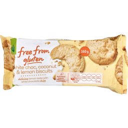 Photo of WW Free From Gluten Biscuits Coconut Lemon & White Chocolate 160g