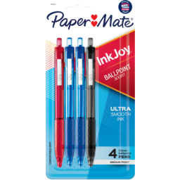 Photo of Paper Mate Inkjoy 300rt Retractable Ballpoint Pen Business Assorted - Pack Of 4