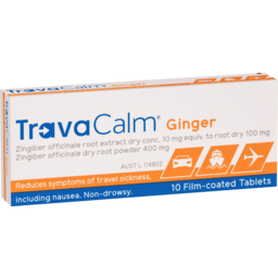 Photo of Travacalm Ginger 10 Tablets 10.0x