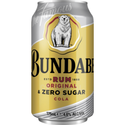 Photo of Bundaberg Bare No Sugar & Cola Can