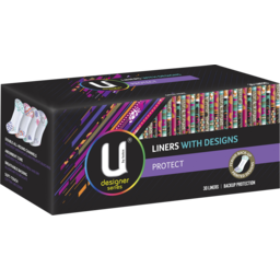 Photo of U By Kotex Protect Liners With Design 30 Pack 