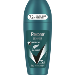 Photo of Rexona Men Advanced Protection Antiperspirant Deodorant Invisible Dry All Black Roll On 50 Ml 1 Bottle