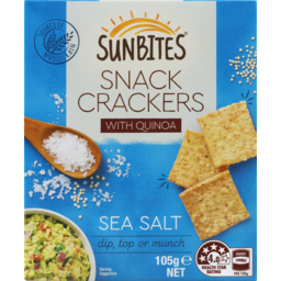 Photo of Sunbites Sea Salt Snack Crackers With Quinoa 105gm