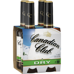 Photo of Canadian Club & Dry 4 Pack 330ml 330ml