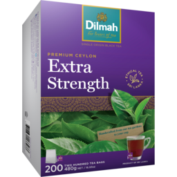Photo of Dilmah Premium Ceylon Extra Strength Tea Bags 200 Pack 480g